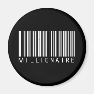 Millionaire Bar Code Magnet