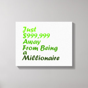 Millionaire Motivational Wall Art