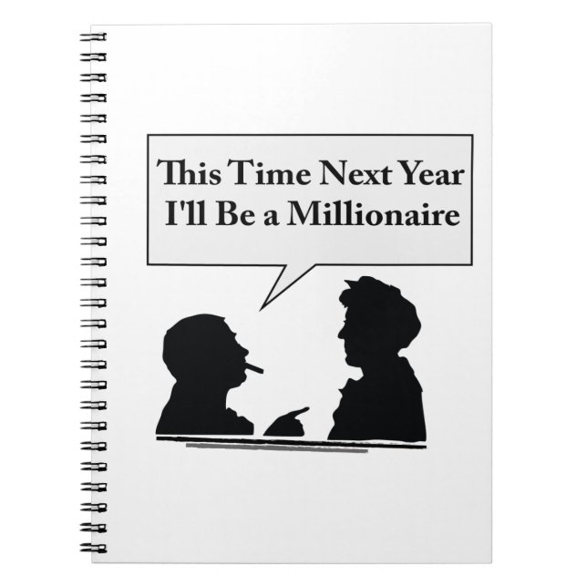 Millionaire Spiral Notebook (Front)