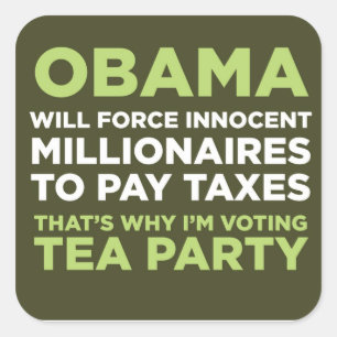 Millionaires Square Sticker