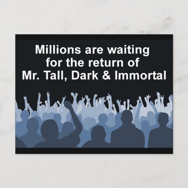 Millions #2 postcard (Front)