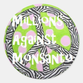 Millions Against Monsanto Stickers
