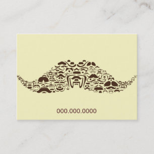 Millions of Moustaches Chubby Appointment Card