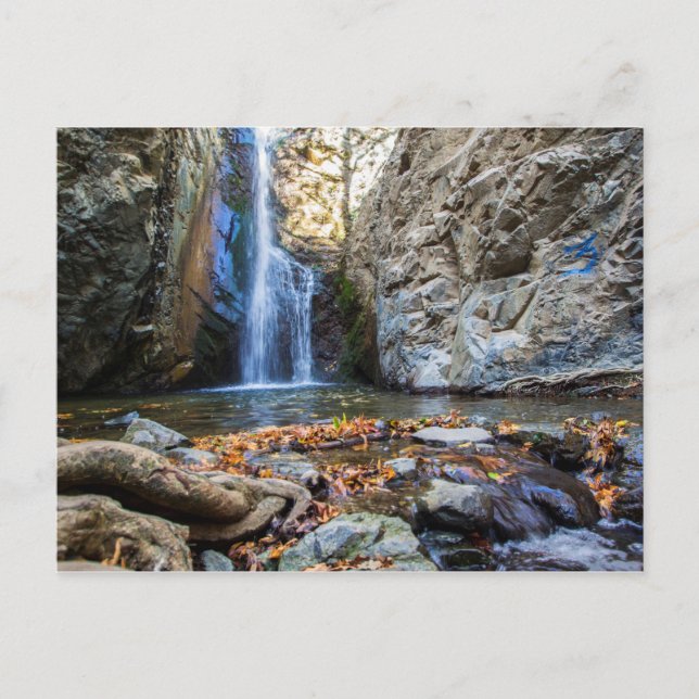 Millomeris waterfall Cyprus Postcard (Front)