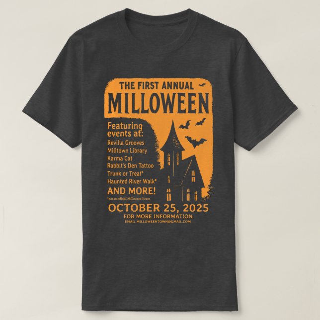 Milloween 2025 Tee (Design Front)