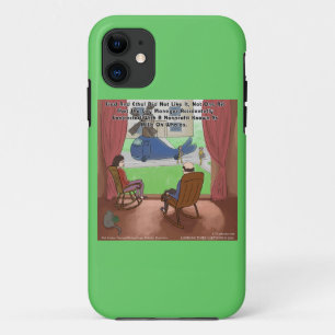 Mills On Whales Funny iPhone 5/5S Case