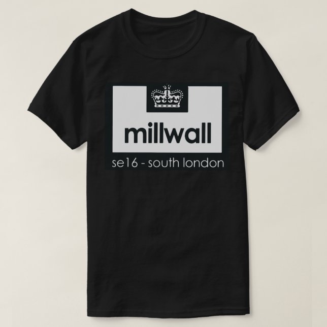 Millwall SE 16 Classic T-Shirt (Design Front)