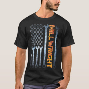 Millwright Image On Back Of Clothing Premium _15  T-Shirt
