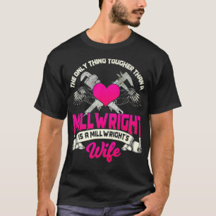 Millwright Wife Image On Back Of Clothing Premium  T-Shirt
