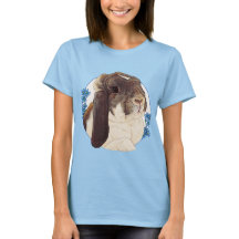 Milly Moo Bunny Ladies T-Shirt