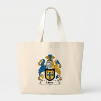Milne Family Crest Large Tote Bag