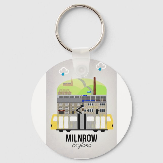 Milnrow Key Ring (Front)