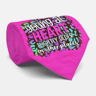 Milo Dale Young At Heart Pink Men's Necktie