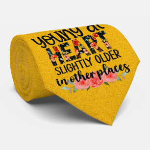 Milo Dale Young At Heart Yellow Men's Necktie