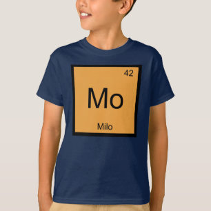 Milo Name Chemistry Element Periodic Table T-Shirt