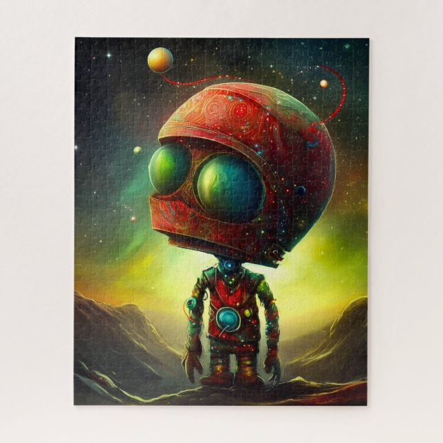 Milo the Cosmic Spaceman Explorer of the Star Jigsaw Puzzle (Vertical)