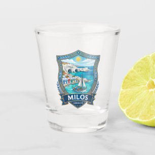 Milos Greece Shot Glass