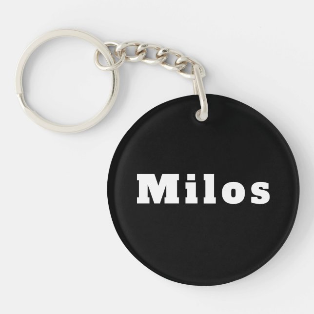 Milos Key Ring (Front)