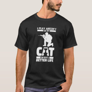 Milsim Cat Rifle Gun - Airsoft Premium T-Shirt