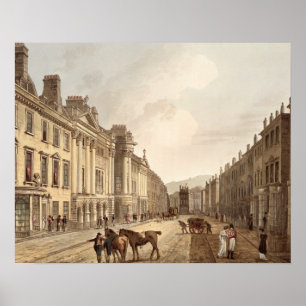 Milsom Street, from 'Bath Illustrated by a Series Poster