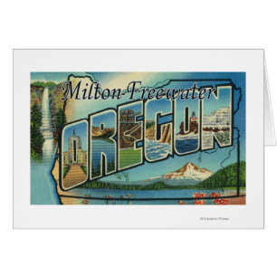 Milton-Freewater, Oregon - Large Letter Scenes
