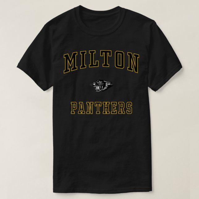 Milton High School Panthers T-Shirt (Design Front)