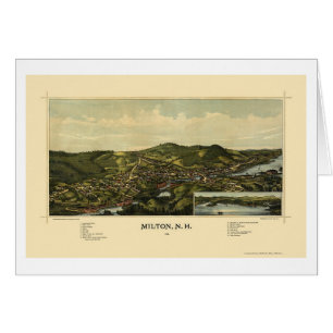 Milton, NH Panoramic Map - 1888