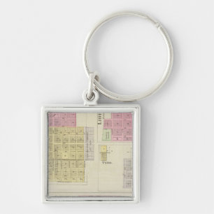 Miltonvale, Elk City, Liberty, Caney, Kansas Key Ring