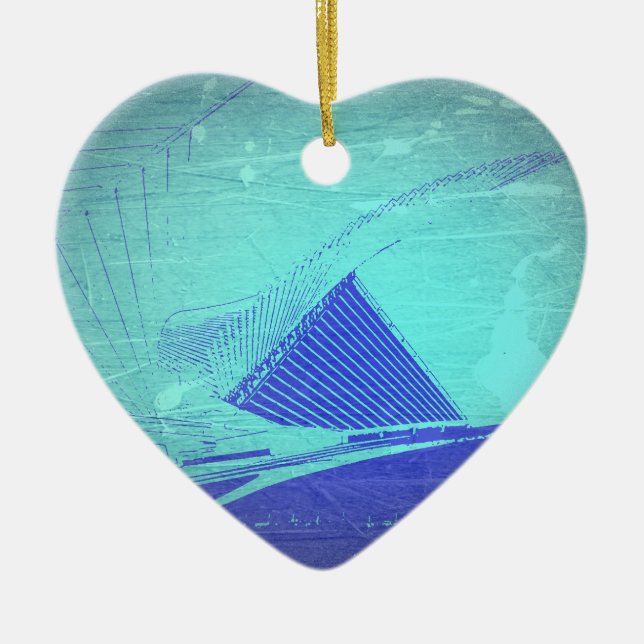 Milwaukee Art Museum Ceramic Tree Decoration (Front)