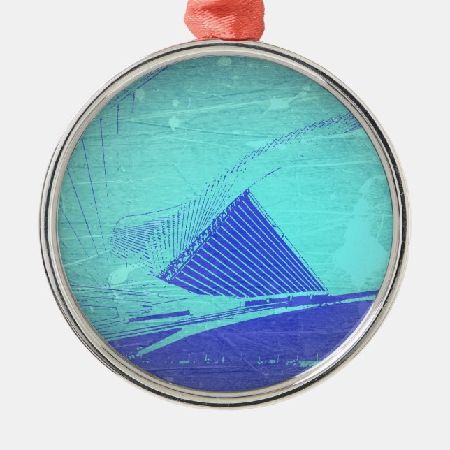 Milwaukee Art Museum Metal Tree Decoration (Front)