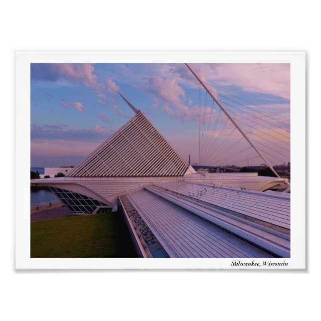 Milwaukee Art Museum Photo Print (Front)
