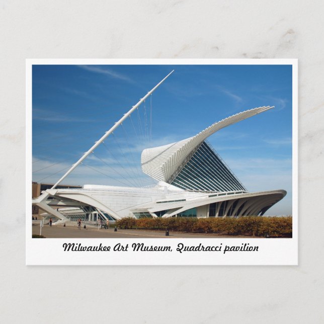 Milwaukee Art Museum, Quadracci Pavilion Postcard (Front)