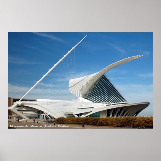 Milwaukee Art Museum, Quadracci pavilion Poster (Front)
