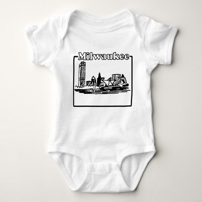 Milwaukee Baby Bodysuit (Front)