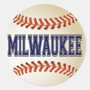 MILWAUKEE BASEBALL CLASSIC ROUND STICKER
