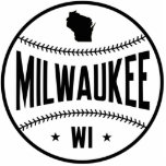 Milwaukee Baseball Themed Standing Photo Sculpture<br><div class="desc">Milwaukee Baseball Themed</div>