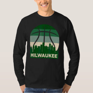 Milwaukee Basketball 2022 B Ball City Retro Vinta T-Shirt
