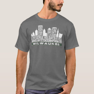Milwaukee Basketball Team 23 Player Roster Milwauk T-Shirt