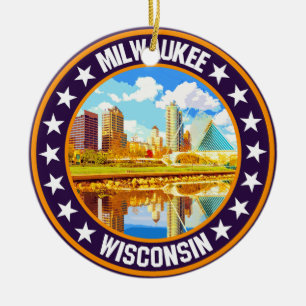 Milwaukee                                          ceramic tree decoration