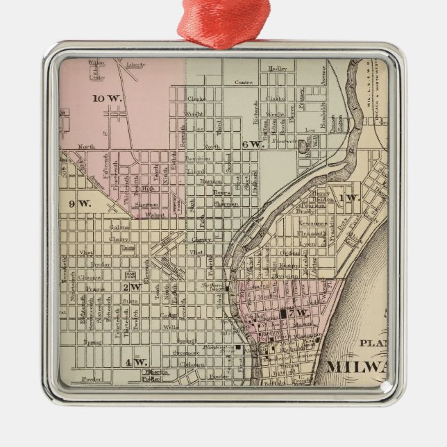 Milwaukee Metal Tree Decoration (Front)
