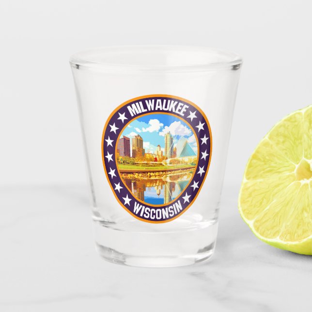Milwaukee                                          shot glass (Front)