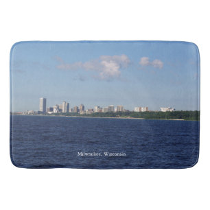 Milwaukee Skyline bathmat