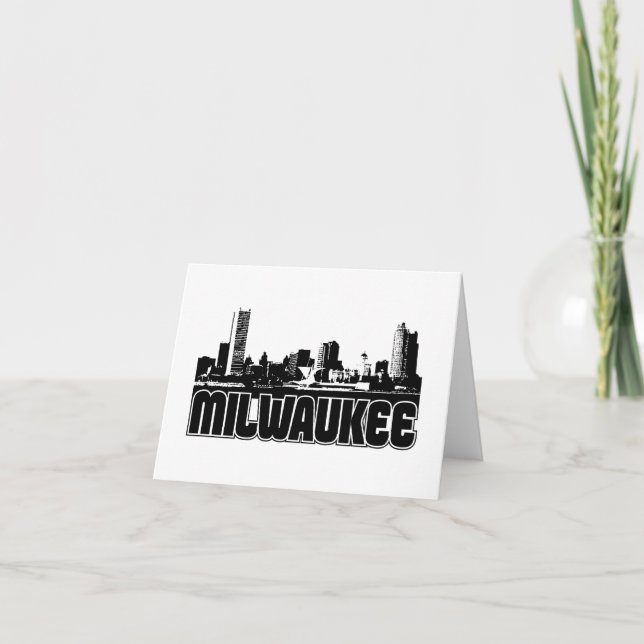 Milwaukee Skyline Card (Front)