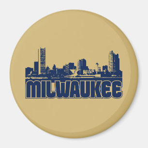 Milwaukee Skyline Magnet