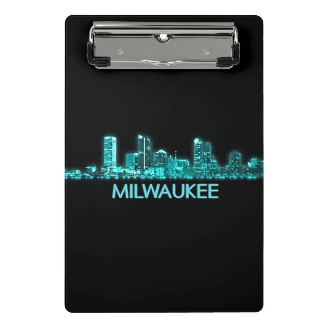 Milwaukee Skyline Mini Clipboard (Front)