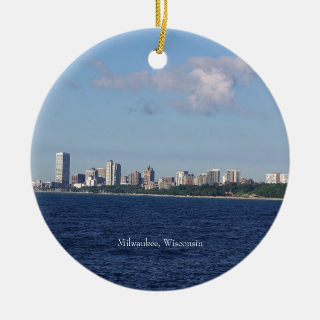 Milwaukee Skyline ornament (Front)