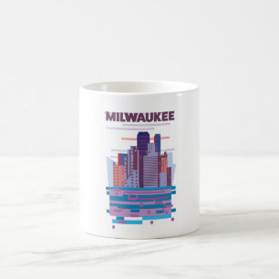 Milwaukee Travel poster Coffee Mug