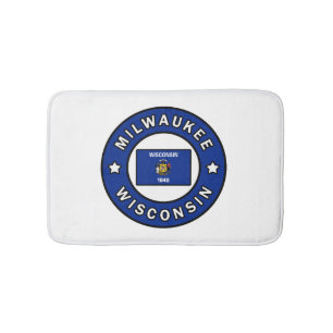 Milwaukee Wisconsin Bath Mat