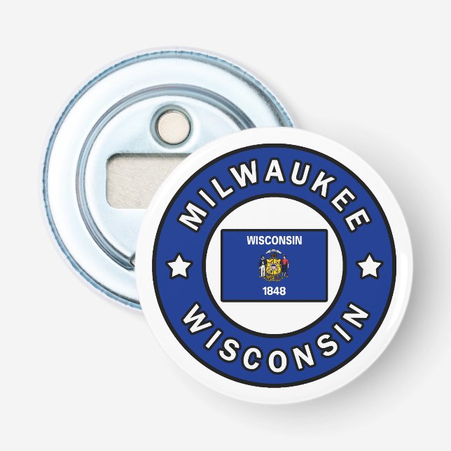Milwaukee Wisconsin Bottle Opener (Front)