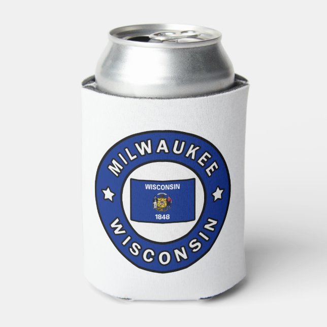 Milwaukee Wisconsin Can Cooler (Can Front)